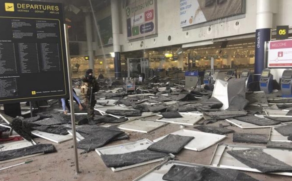 последствия взрыва в Брюсселе